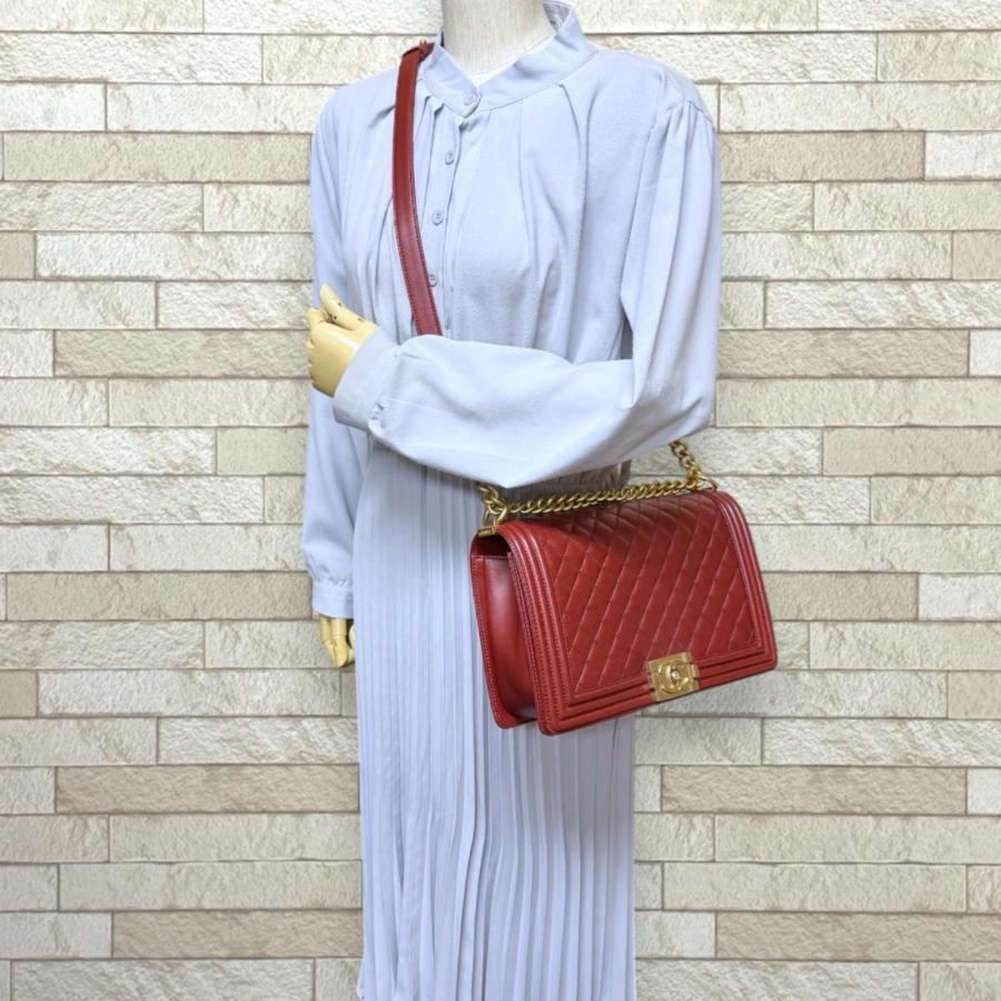 CHANEL（シャネル） ボーイシャネル ショルダーバッグ ラムスキン