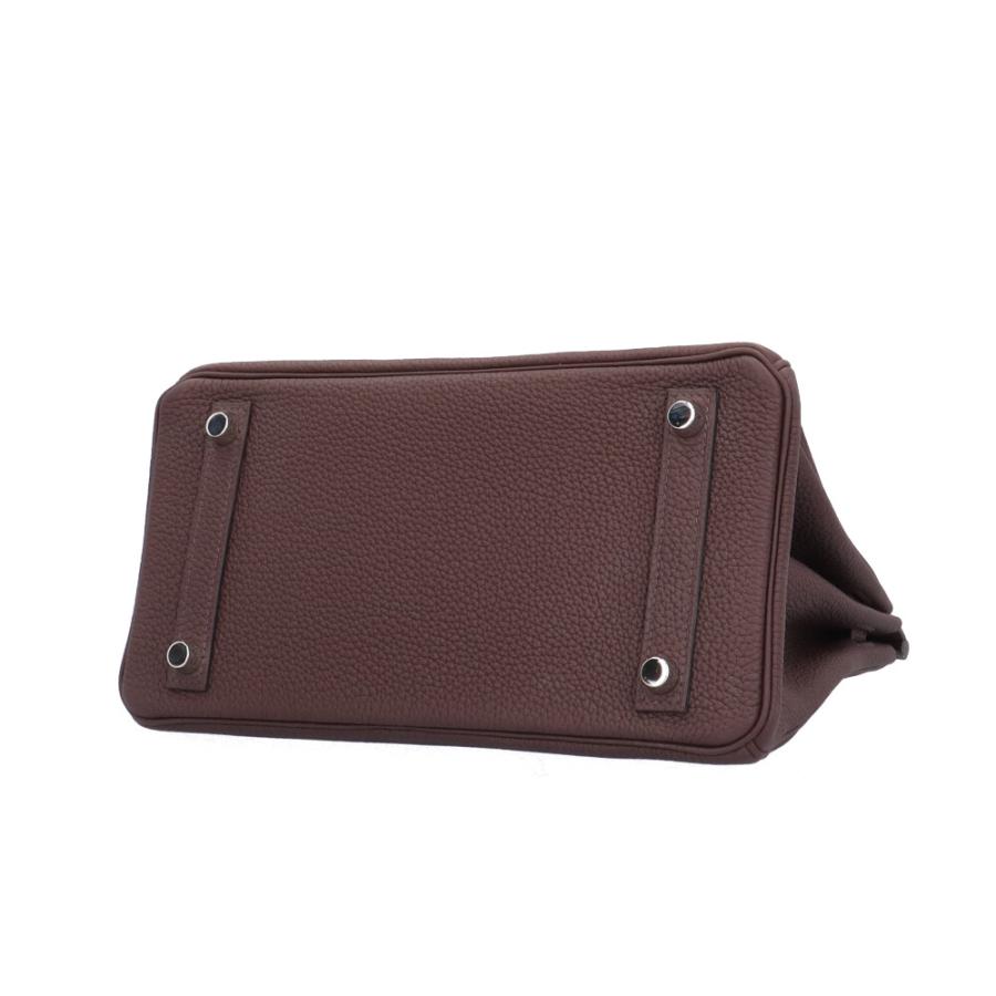 ■HERMES（エルメス）美品 /キャンパス×レザー/ハンドバッグ（ブラウン系） HERMES（エルメス） バーキン25 ハンドバッグ レザー ブラウン