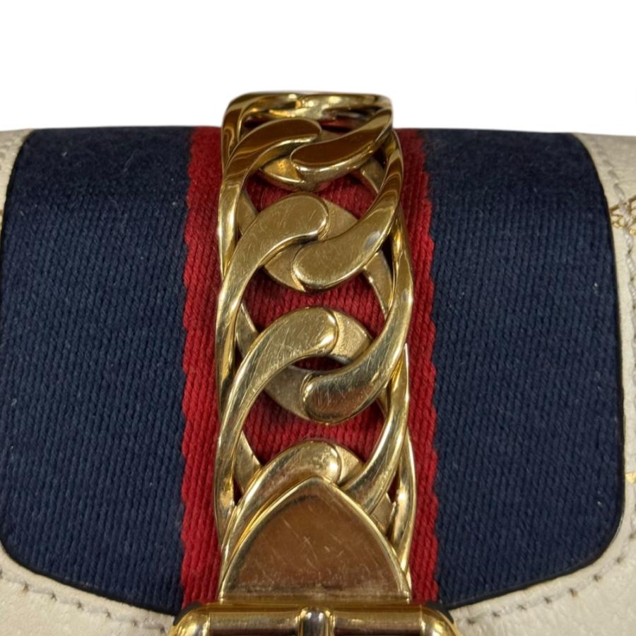 GUCCI（グッチ） ビー＆スター ミニ シルヴィ ショルダーバッグ レザー