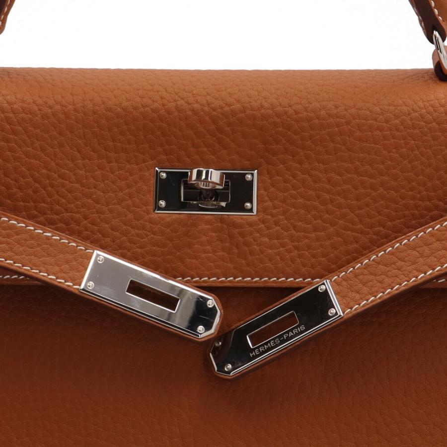 エルメス ケリー32 ショルダーバッグ トリヨンクレマンス ブラウン レディース HERMES  中古 HERMES（エルメス） ケリー32 ショルダーバッグ トリヨンクレマンス