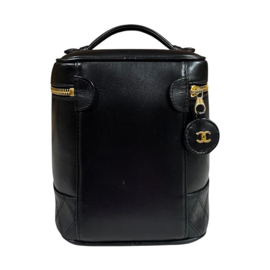 CHANEL（シャネル） ビコローレ縦型バニティ ハンドバッグ ラムスキン