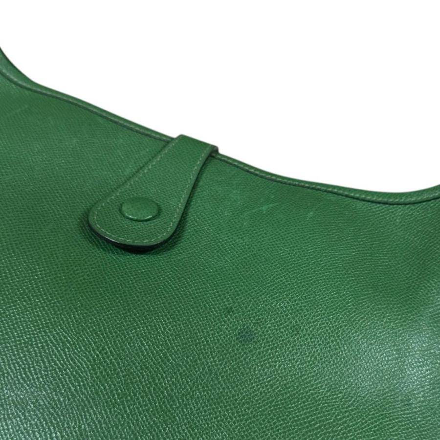 【超美品】HERMES　エブリン　GM　グリーン HERMES（エルメス） エブリンI GM ショルダーバッグ クシュベル