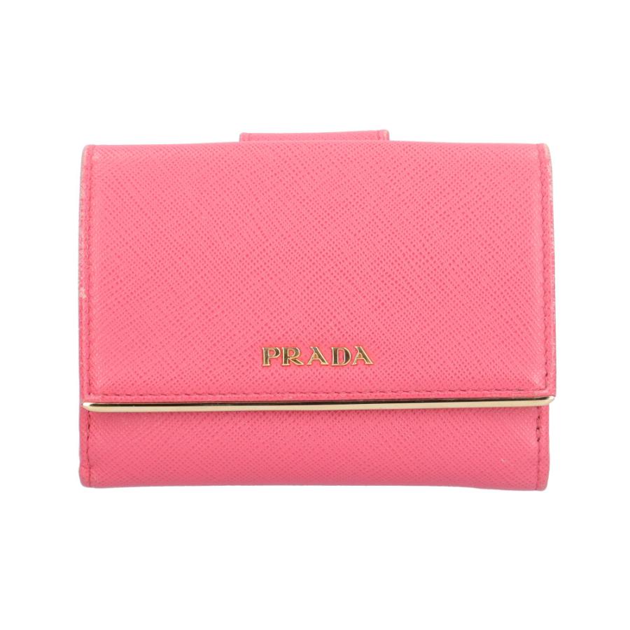 PRADA（プラダ） サフィアーノ 二つ折り財布 レザー 1MH523 レディース