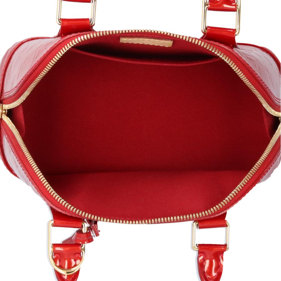 ルイヴィトン アルマBB ヴェルニ ショルダーバッグ モノグラムヴェルニ M91606 レッド レディース LOUIS VUITTON  中古 LOUIS VUITTON（ルイ・ヴィトン） アルマBB ヴェルニ ショルダーバッグ
