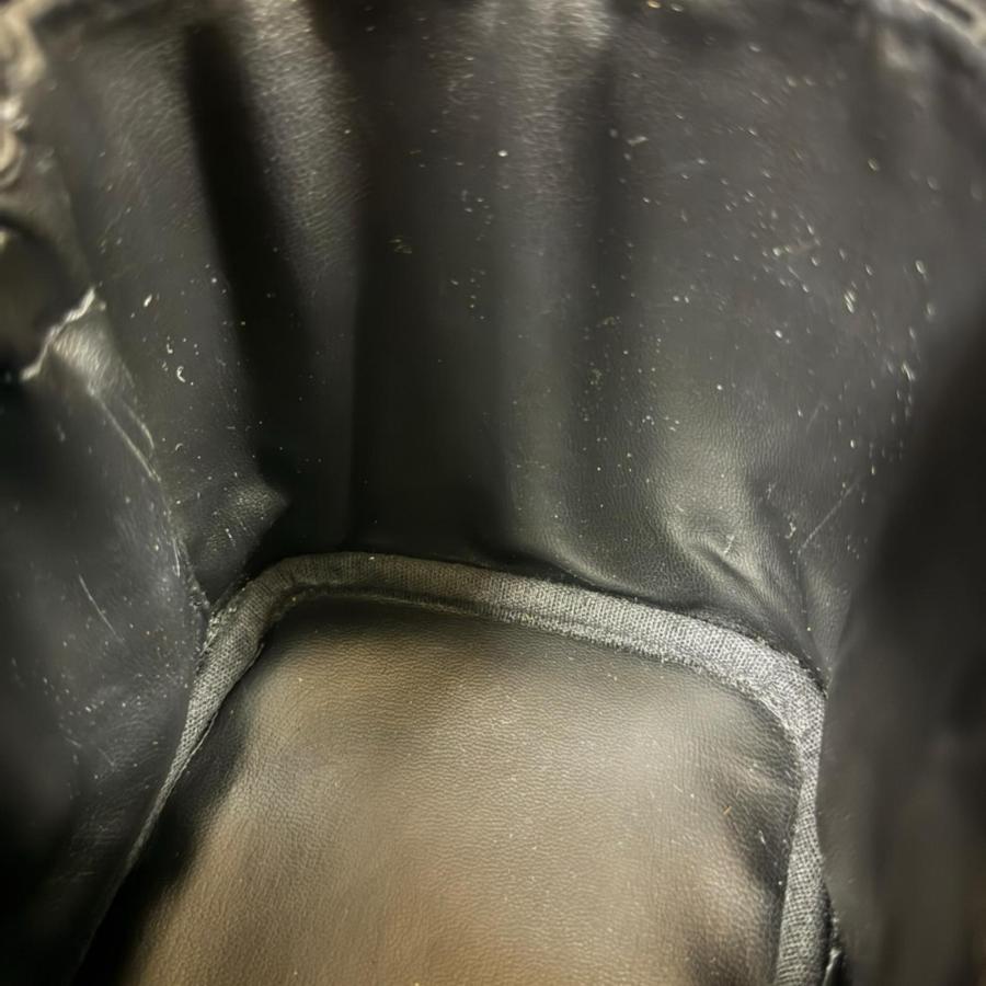シャネル 縦型バニティ ココマーク ハンドバッグ キャビアスキン A01998 ブラック レディース CHANEL 中古の画像
