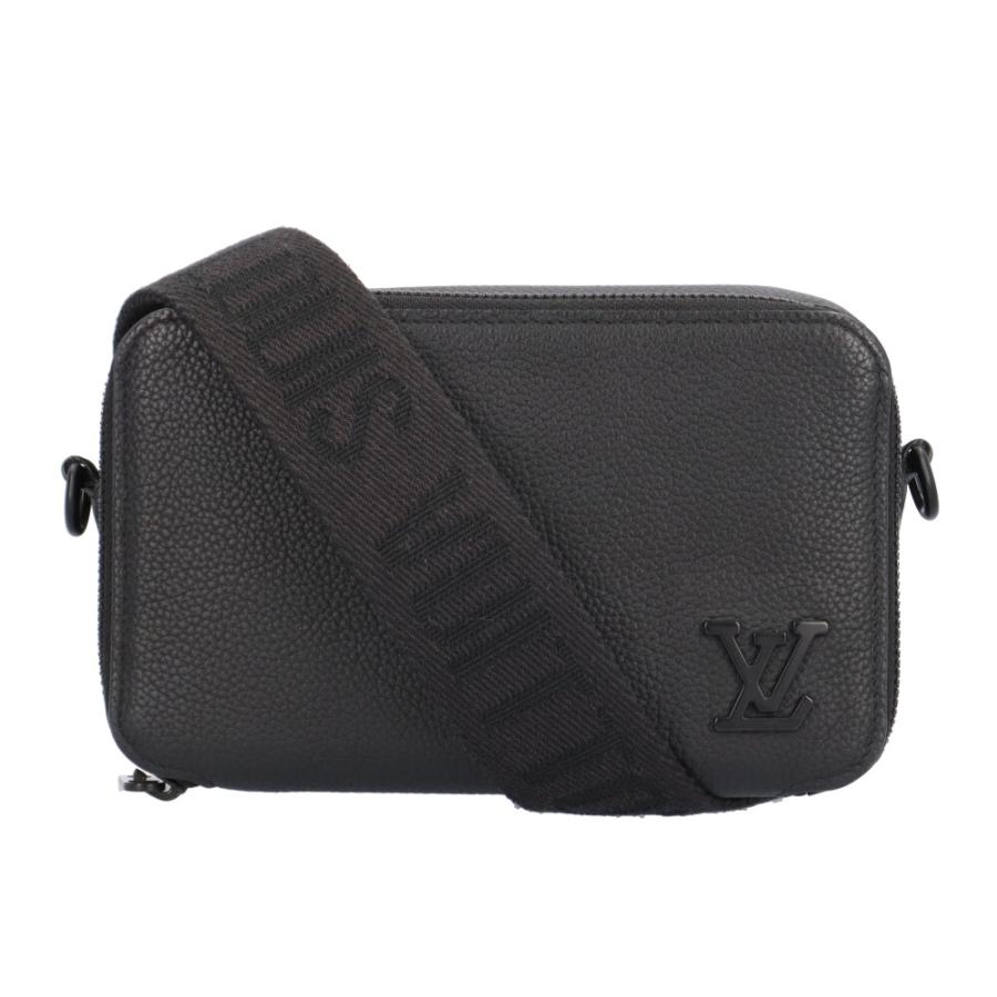 極美品✨ルイヴィトン アエログラム アルファ ウェアラブル ショルダーバッグ 黒 LOUIS VUITTON（ルイ・ヴィトン） アルファウェアラブルウォレット