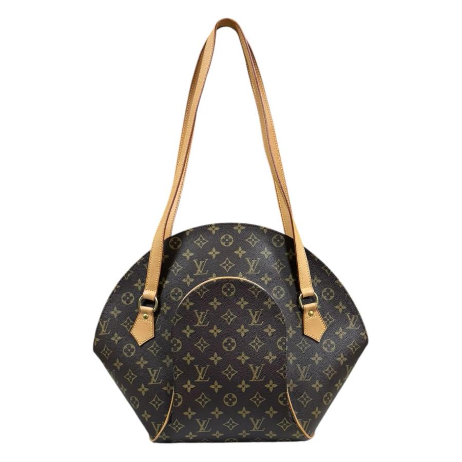 ルイ・ヴィトン LOUIS VUITTON エリプス ショッピング ショルダーバッグ バッグ PVCコーティングキャンバス レザー モノグラム レディース ブラウン系 M51128 【中古】 LOUIS VUITTON（ルイ・ヴィトン） エリプスショッピング モノグラム