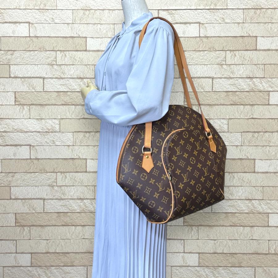 ルイ・ヴィトン LOUIS VUITTON エリプス ショッピング ショルダーバッグ バッグ PVCコーティングキャンバス レザー モノグラム レディース ブラウン系 M51128 【中古】 LOUIS VUITTON（ルイ・ヴィトン） エリプスショッピング モノグラム