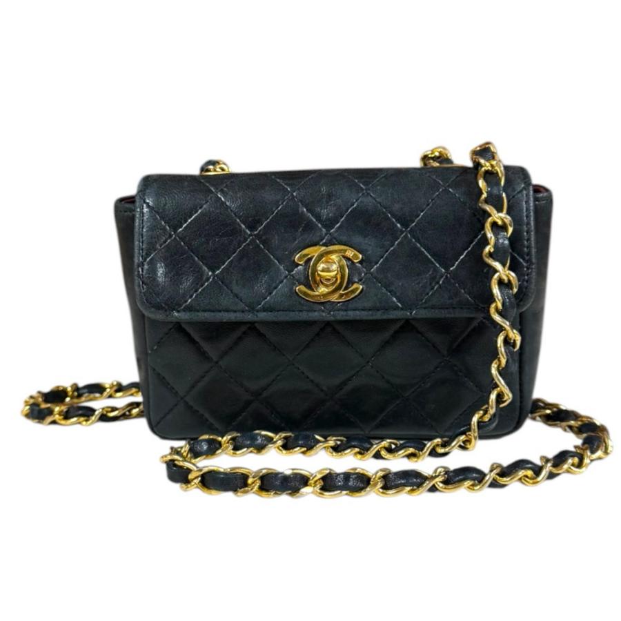 CHANEL（シャネル） ミニマトラッセ ショルダーバッグ ラムスキン