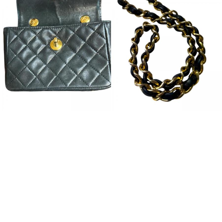 CHANEL（シャネル） ミニマトラッセ ショルダーバッグ ラムスキン