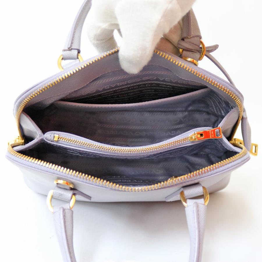 PRADA プラダ ショルダーバッグ ハンドバッグ レザー パープル PRADA プラダ ショルダーバッグ ハンドバッグ レザー パープル