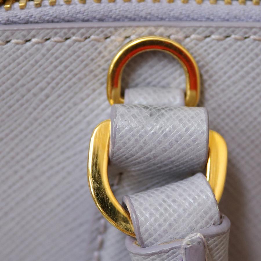 PRADA プラダ ショルダーバッグ ハンドバッグ レザー パープル