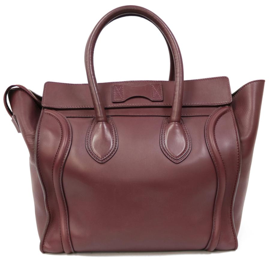 CELINE セリーヌ ハンドバッグ ラゲージ ミニショッパー ミニ パープル 