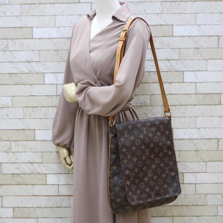 ルイ・ヴィトン LOUIS VUITTON ミュゼット ショルダーバッグ バッグ PVCコーティングキャンバス レザー モノグラム レディース ブラウン系 M51256 【中古】 ルイ・ヴィトン LOUIS VUITTON ミュゼット M51256 ブラウン モノグラム