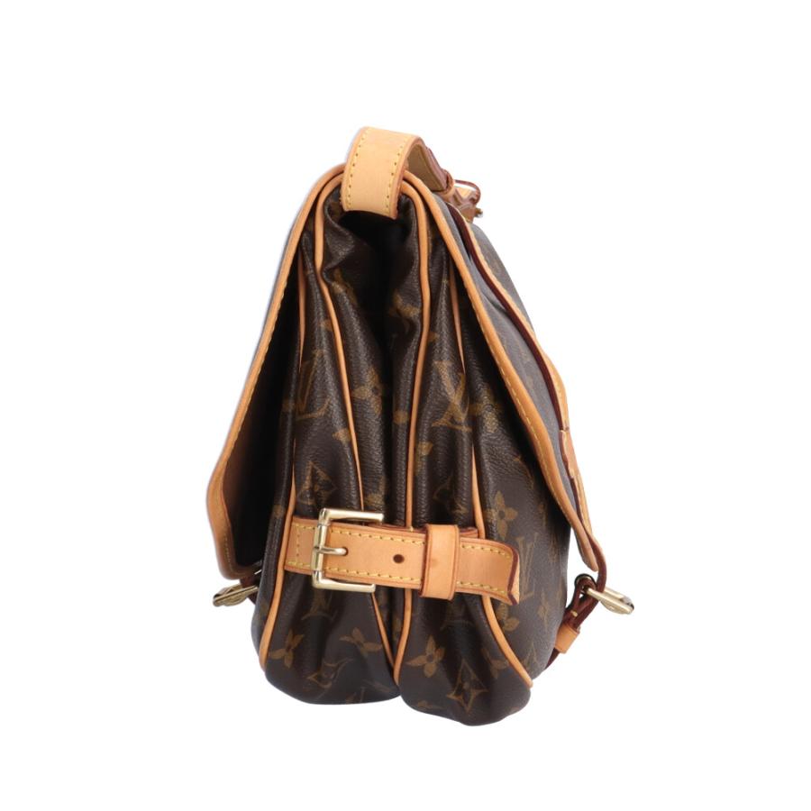 ルイヴィトン モノグラム ソミュール30 ショルダーバッグ ブラウン ルイヴィトンソミュール 30 14145 ブラウン レディース