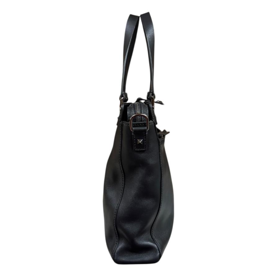 ヴァレンチノ ビジネスバッグ レザー ブラック メンズ Valentino 中古
