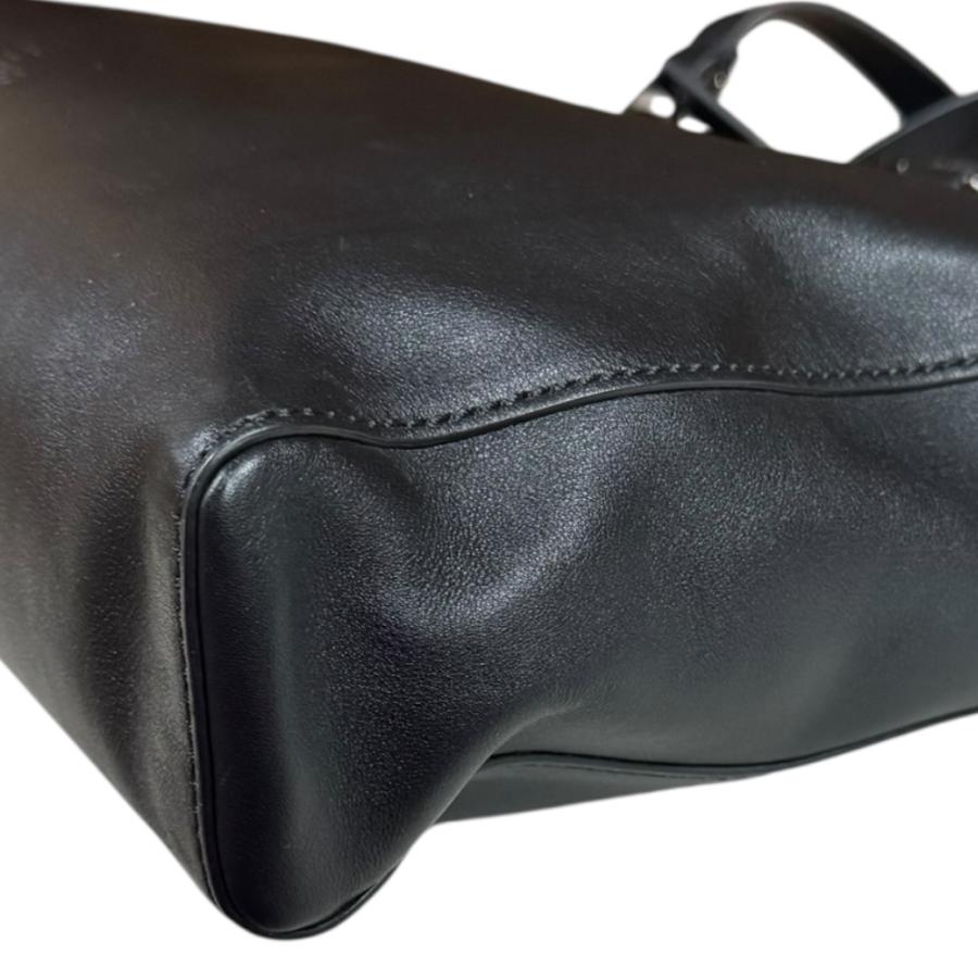 ヴァレンチノ ビジネスバッグ レザー ブラック メンズ Valentino 中古