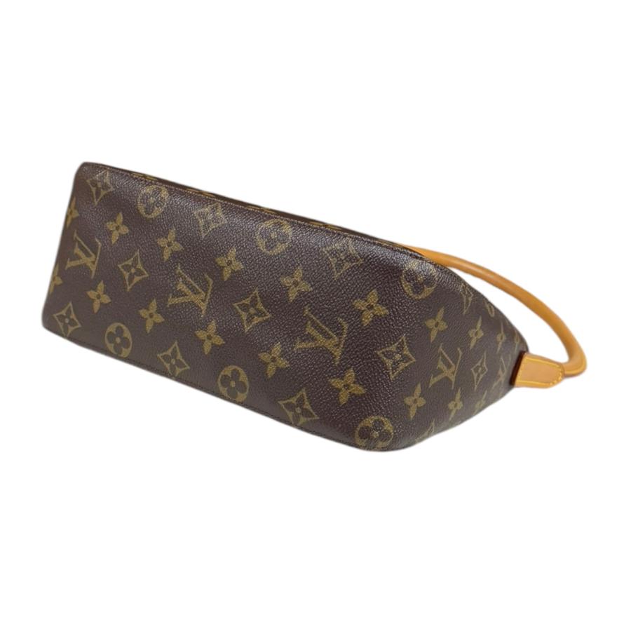 Louis Vuitton モノグラムショルダーバッグ　ルーピングMM ルーピングMM モノグラム ショルダーバッグ PVC レザー ブラウン ルイ