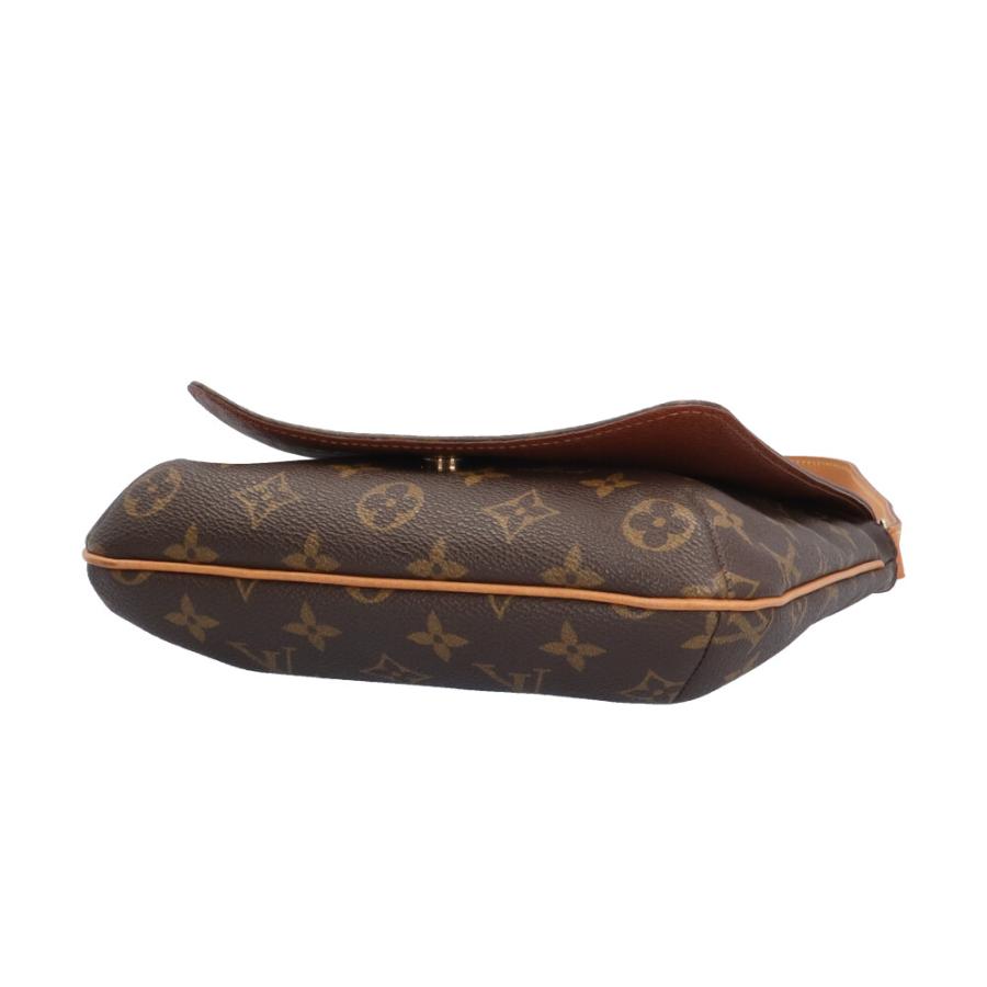 LOUIS VUITTON ルイヴィトン モノグラム ミュゼットサルサ ショルダーバッグ M51258 ブラウン PVC ヌメ革 ゴールド金具 美品 中古 4a000259 ミュゼット・サルサ ルイヴィトン ショルダーバッグ モノグラム