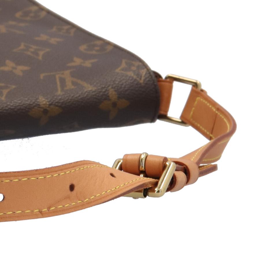 LOUIS VUITTON ルイヴィトン モノグラム ミュゼットサルサ ショルダーバッグ M51258 ブラウン PVC ヌメ革 ゴールド金具 美品 中古 4a000259 LOUIS VUITTON（ルイ・ヴィトン） ミュゼットサルサ モノグラム