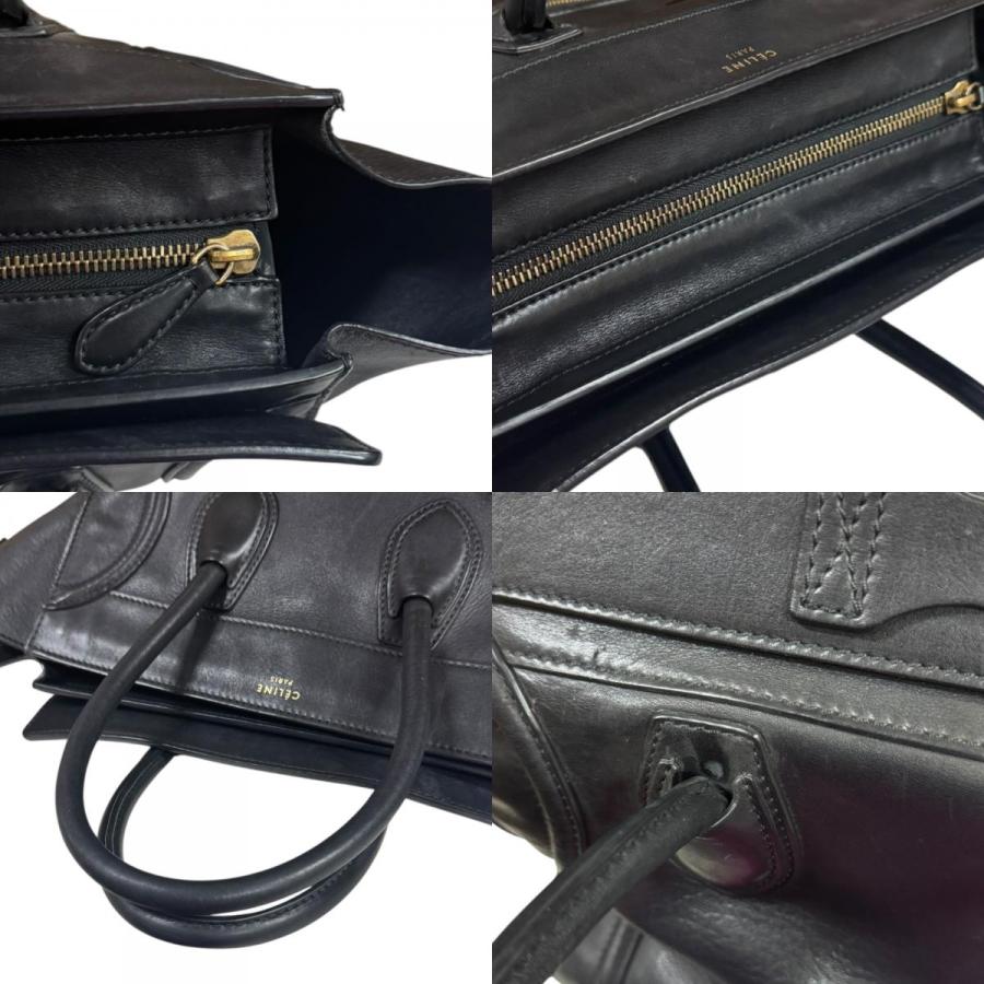 CELINE（セリーヌ） ラゲージ ミニショッパー ハンドバッグ レザー