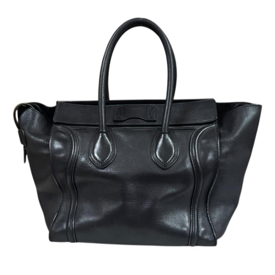 CELINE（セリーヌ） ラゲージ ミニショッパー ハンドバッグ レザー