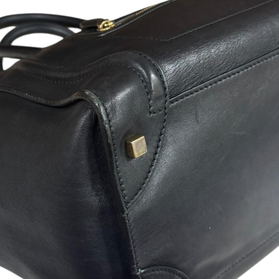 CELINE（セリーヌ） ラゲージ ミニショッパー ハンドバッグ レザー