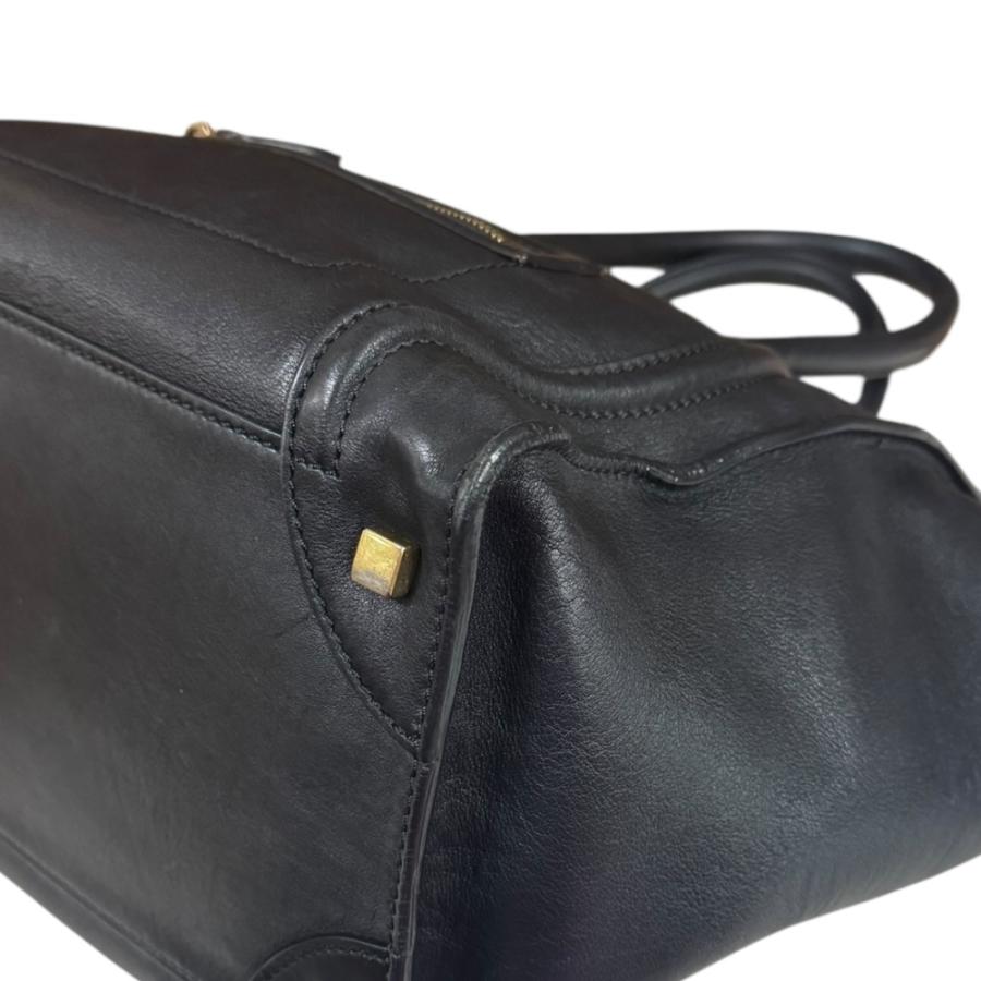 CELINE（セリーヌ） ラゲージ ミニショッパー ハンドバッグ レザー