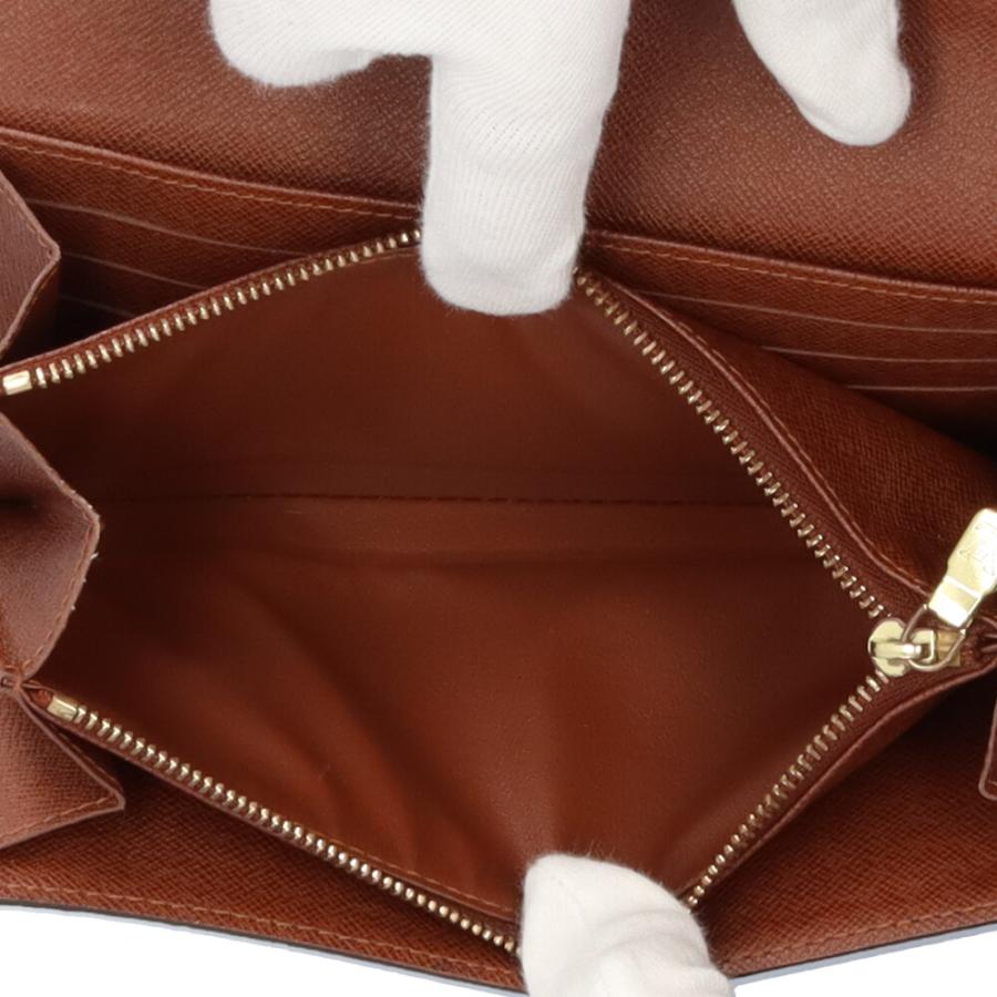 【6dd4023】ルイヴィトン 長財布 モノグラム ポルトフォイユサラ M61734 ブラウン【中古】レディース LOUIS VUITTON（ルイ・ヴィトン） 【6dd4023】ルイヴィトン 長財布