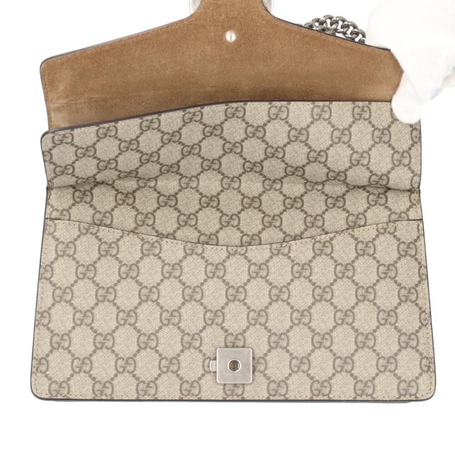 グッチ GGスプリーム デュオニソス エンブロイダリー チェーン ショルダーバッグ 403348 ベージュ マルチカラー PVC GUCCI 【中古】 グッチ GGスプリーム デュオニソス エンブロイダリー チェーン