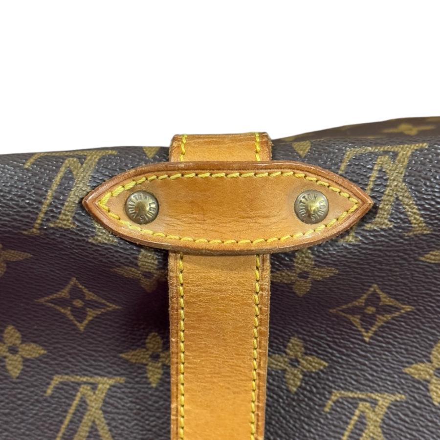 ルイヴィトン ソミュール35 モノグラム ショルダーバッグ モノグラムキャンバス M42254 ブラウン レディース LOUIS VUITTON  中古 LOUIS VUITTON（ルイ・ヴィトン） ソミュール35 モノグラム ショルダー