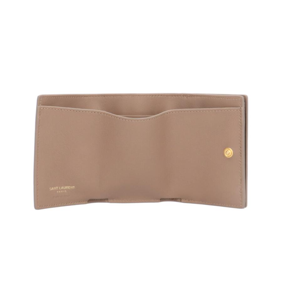 サンローラン 三つ折り財布 レザー 602974 レディース SAINT LAURENT
