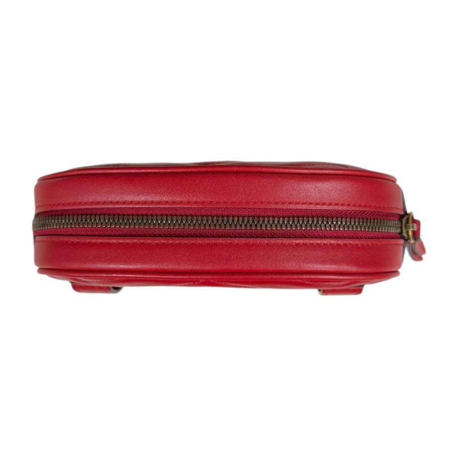 GUCCI（グッチ） GGマーモント ウエストバッグ レザー 476434 レッド