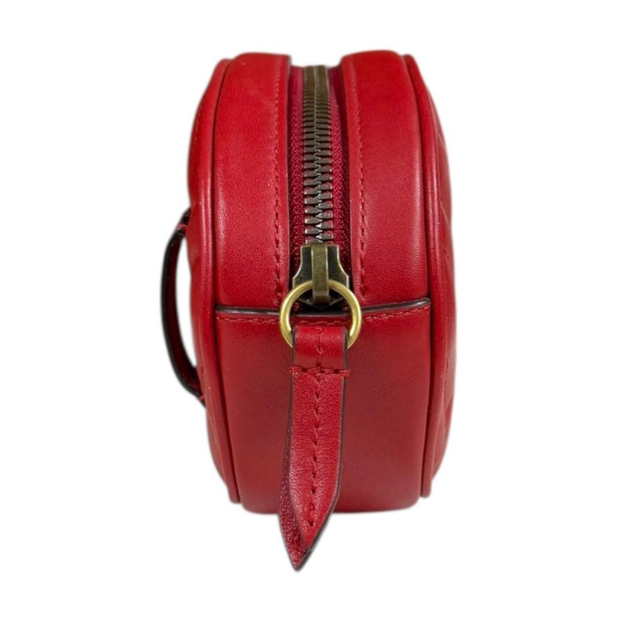 GUCCI（グッチ） GGマーモント ウエストバッグ レザー 476434 レッド