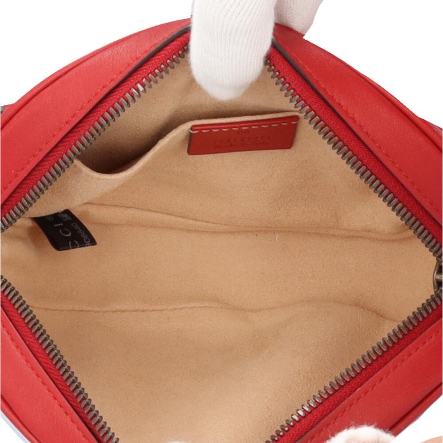 GUCCI（グッチ） GGマーモント ウエストバッグ レザー 476434 レッド