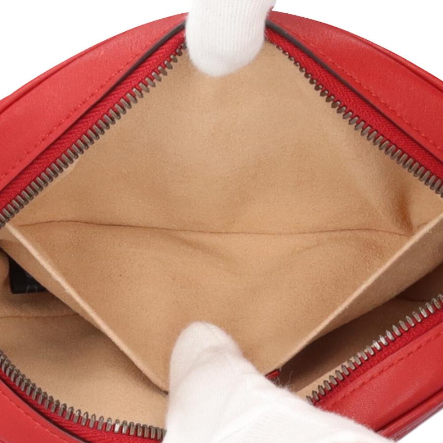 GUCCI（グッチ） GGマーモント ウエストバッグ レザー 476434 レッド