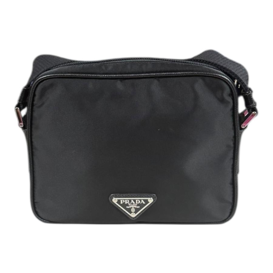 新品 PRADA プラダ Re-Nylon メッセンジャーバッグ 2VH144 PRADA プラダ Re-Nylon メッセンジャーバッグ 2VH144 ブラック