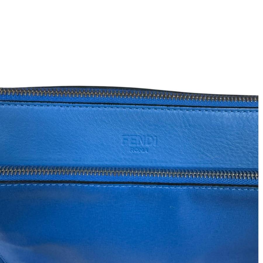 FENDI（フェンディ） ショルダーバッグ レザー 7VA319 ブルー メンズ