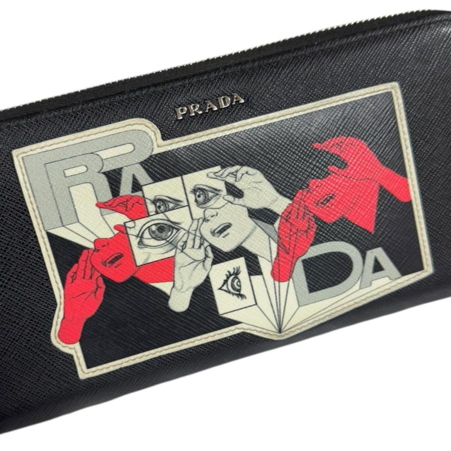 PRADA（プラダ） コミックコレクション サフィアーノ 長財布 レザー