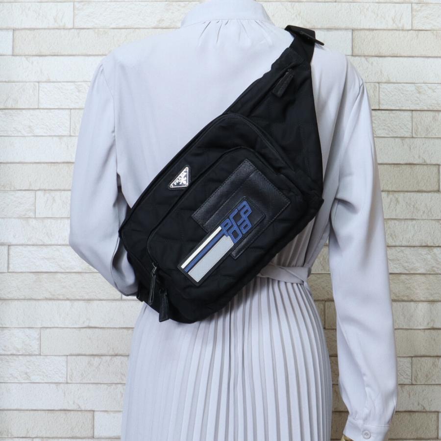 PRADA（プラダ） ボディバッグ ナイロン 2VL003 ブラック レディース