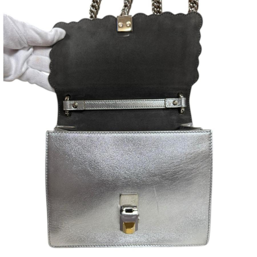FENDI（フェンディ） キャナイ ミニ ショルダーバッグ レザー 8M0381