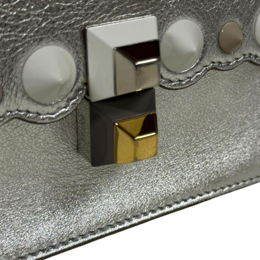 FENDI（フェンディ） キャナイ ミニ ショルダーバッグ レザー 8M0381