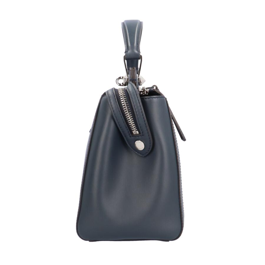フェンディ ドットコム ショルダーバッグ レザー 8BN293 ネイビー レディース FENDI  中古 FENDI（フェンディ） ハンドバッグ ショルダーバッグ ドットコム