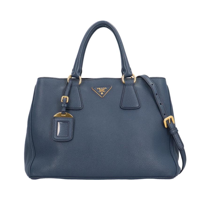 PRADAショルダーバッグ PRADA（プラダ） ショルダーバッグ レザー 1BA794 ネイビー レディース