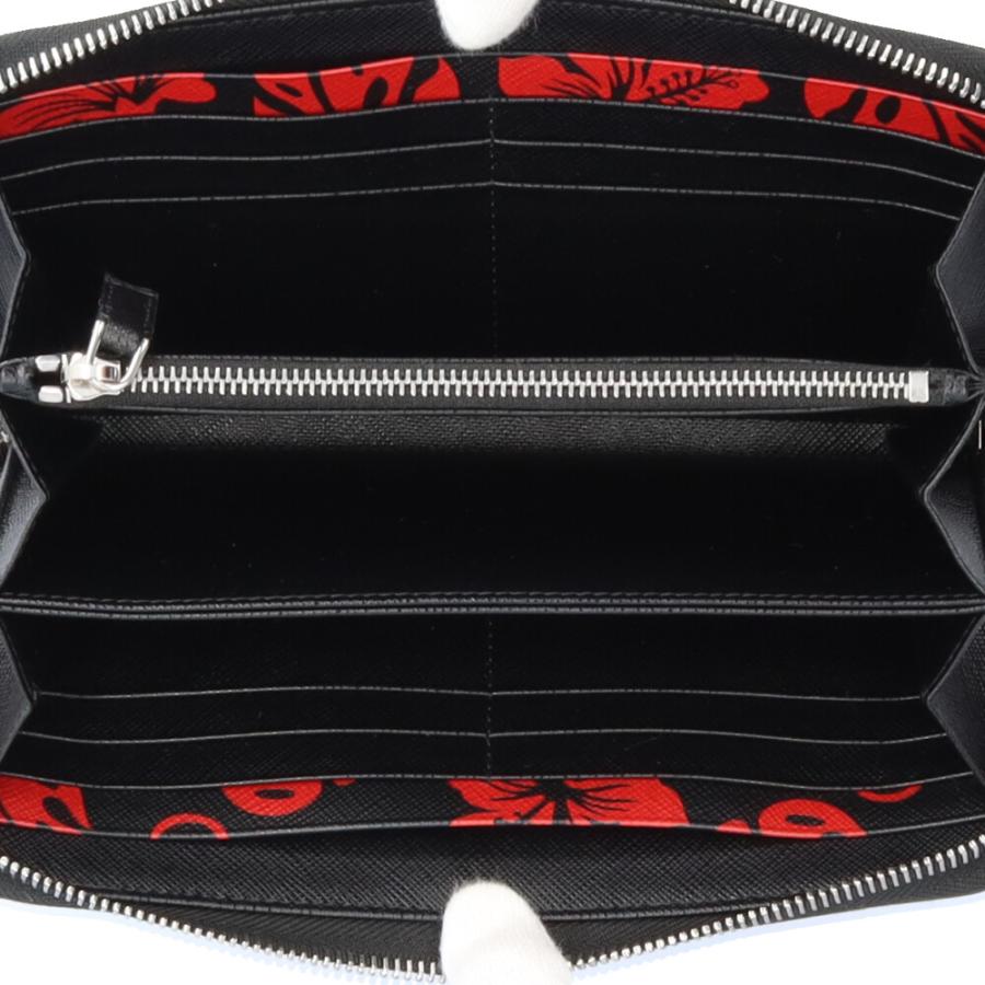 PRADA 長財布 サフィアーノレザー ブラック　中古品 PRADA（プラダ） サフィアーノ 長財布 レザー ユニセックス 中古 美品