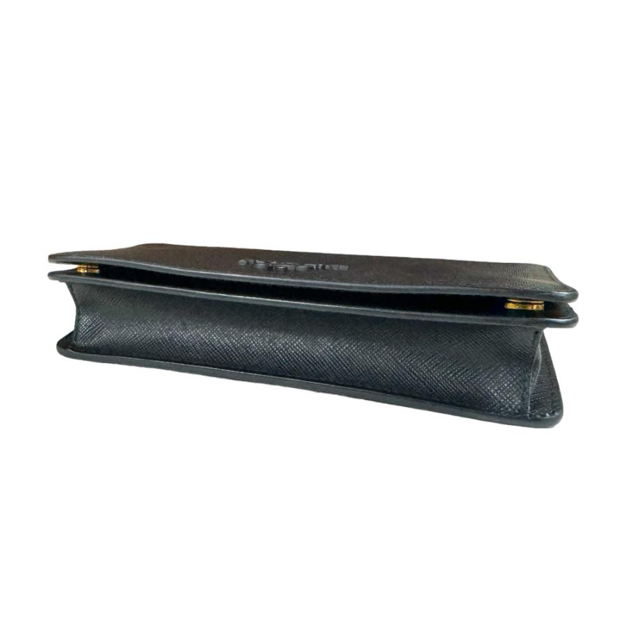 PRADA（プラダ） サフィアーノ ウォレットチェーン レザー 1DH029