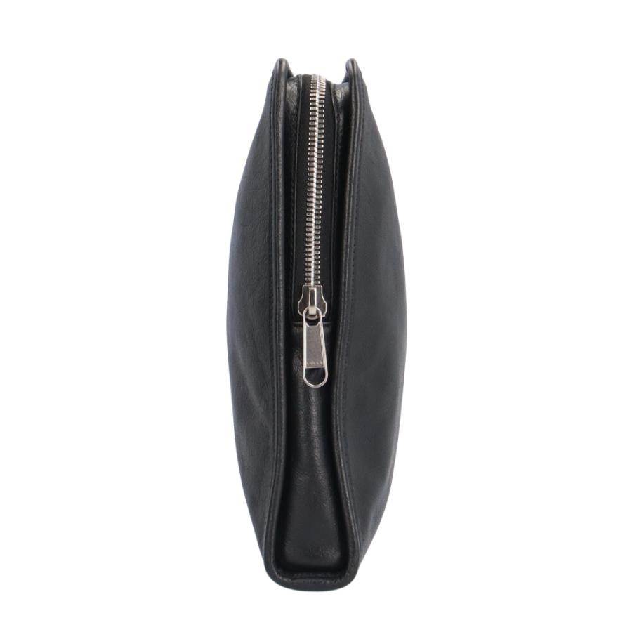 GUCCI（グッチ） クラッチバッグ レザー 575829 ブラック メンズ 中古