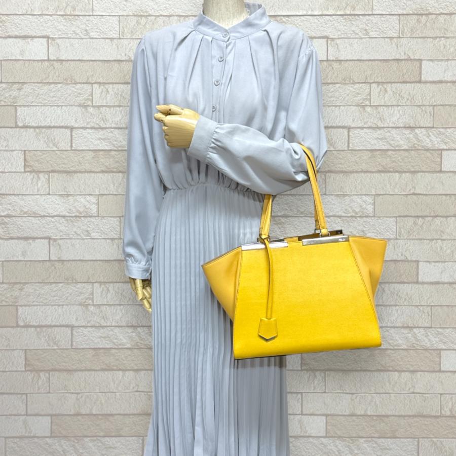 FENDI（フェンディ） トロワジュール トートバッグ レザー 8BH275