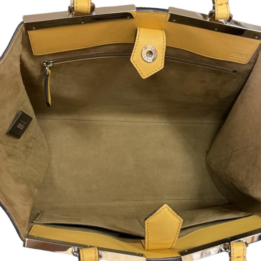 FENDI（フェンディ） トロワジュール トートバッグ レザー 8BH275