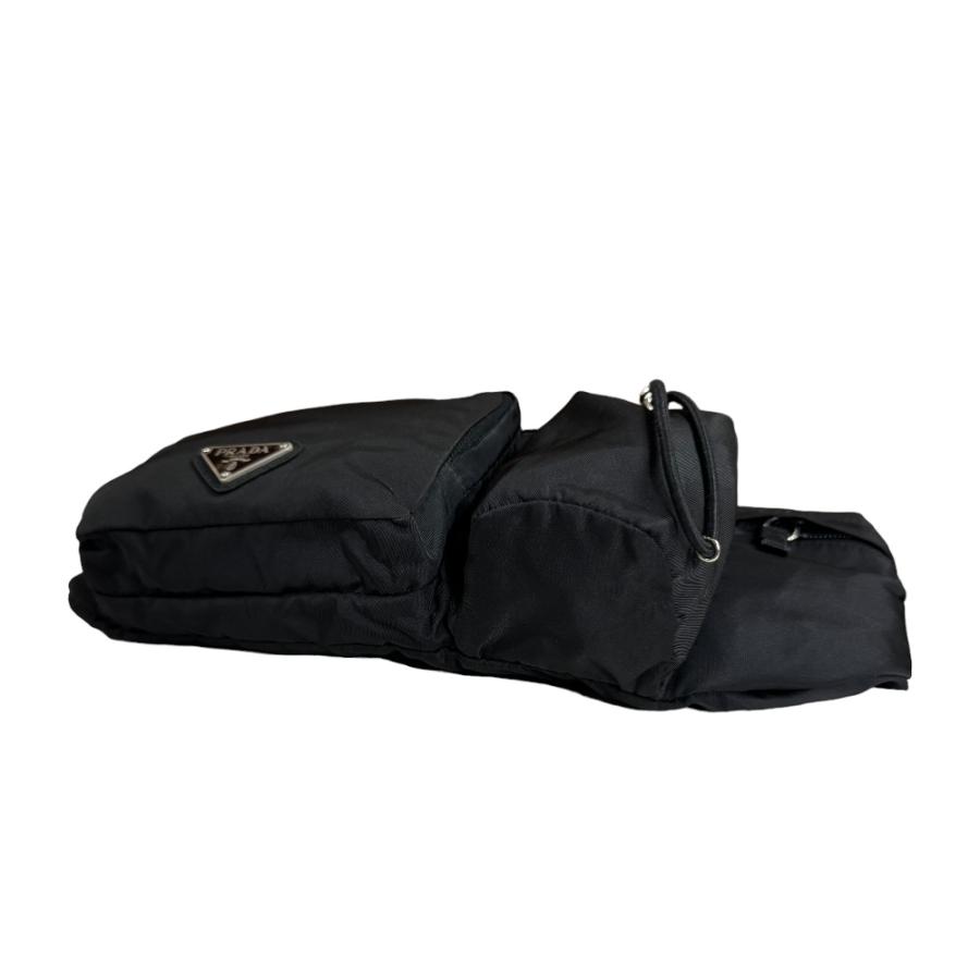PRADA（プラダ） ウエストバッグ ナイロン 2VL056 ブラック ユニ